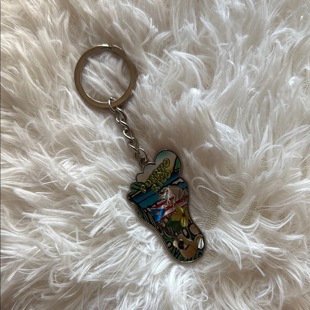 Colorful Puerto Rico Keychain